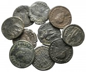 Lot of ca. 10 roman bronze coins / SOLD AS SEEN, NO RETURN!<br><br>very fine<br><br>