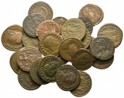 Lot of ca. 25 roman bronze coins / SOLD AS SEEN, NO RETURN!<br><br>fine<br><br>