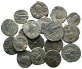 Lot of ca. 18 roman bronze coins / SOLD AS SEEN, NO RETURN!<br><br>nearly very fine<br><br>