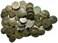 Lot of ca. 50 ancient bronze coins / SOLD AS SEEN, NO RETURN!<br><br>fine<br><br>