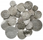 Lot of ca. 25 medieval silver coins / SOLD AS SEEN, NO RETURN!<br><br>nearly very fine<br><br>