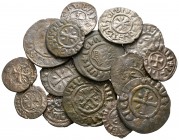 Lot of ca. 15 medieval bronze coins / SOLD AS SEEN, NO RETURN!<br><br>very fine<br><br>
