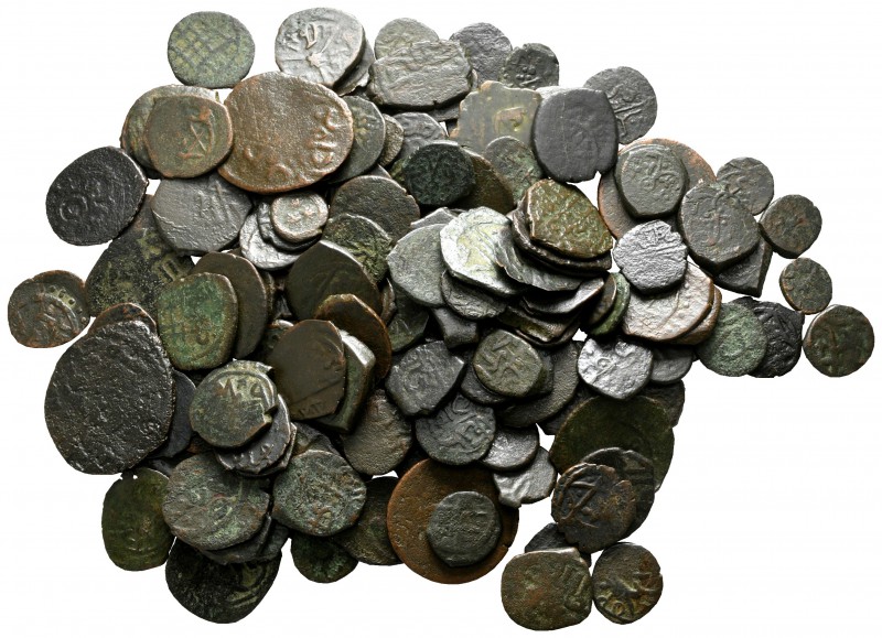 Lot of ca. 150 islamic bronze coins / SOLD AS SEEN, NO RETURN!

fine