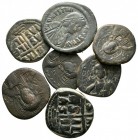 Lot of 7 byzantine bronze coins / SOLD AS SEEN, NO RETURN!<br><br>very fine<br><br>