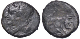 GRECHE - CAMPANIA - Neapolis - AE 12 (AE g. 1,79) Ex asta Artemide 25, lotto 45

Status: BB