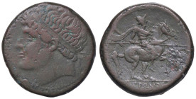 GRECHE - SICILIA - Siracusa - Gerone II (274-216 a.C.) - AE 27 (AE g. 17,86)

Status: qBB