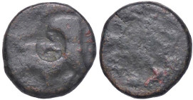 GRECHE - RE DI MACEDONIA - Antigono Gonata (277-239 a.C.) - AE 18 S. Cop. 1211; Sear 6786 (AE g. 5,31) Contromarca al D/

Status: MB/B