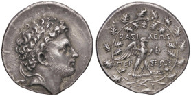 GRECHE - RE DI MACEDONIA - Perseo (179-168 a.C.) - Tetradracma S. Cop. 1269; Sear 6804 (AG g. 16,67) Splendido ritratto

Status: SPL