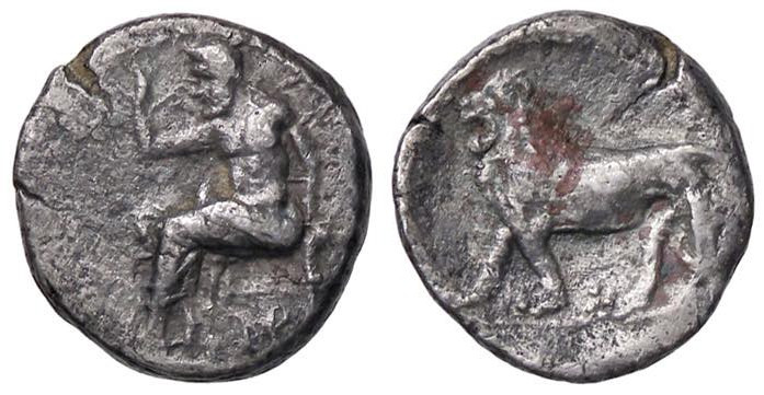 GRECHE - CILICIA - Tarso - Mazaios (361-334 a.C.) - Statere (AG g. 3)

Status:...