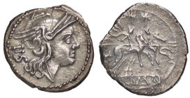 ROMANE REPUBBLICANE - ANONIME - Monete senza simboli (dopo 211 a.C.) - Sesterzio B. 4; Cr. 44/7 (AG g. 0,94)

Status: BB+