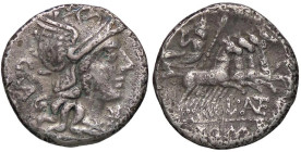 ROMANE REPUBBLICANE - ANTESTIA - L. Antestius Gragulus (136 a.C.) - Denario B. 9; Cr. 238/1 (AG g. 3,61)

Status: qBB