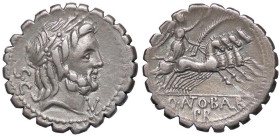 ROMANE REPUBBLICANE - ANTONIA - Q. Antonius Balbus (83-82 a.C.) - Denario serrato B. 1; Cr. 364/1 (AG g. 3,88)

Status: qSPL