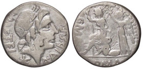 ROMANE REPUBBLICANE - CAECILIA - L. Caecilius Metellus (96 a.C.) - Denario B. 45; Cr. 335/1b (AG g. 3,69)

Status: meglio di MB