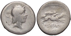 ROMANE REPUBBLICANE - CALPURNIA - L. Calpurnius Piso Frugi (90 a.C.) - Denario Cr. 340/1 (AG g. 3,54)

Status: MB