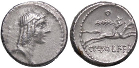 ROMANE REPUBBLICANE - CALPURNIA - C. Calpurnius Piso L. f. Frugi (67 a.C.) - Denario Cr. 408 (AG g. 3,94)

Status: BB