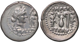 ROMANE REPUBBLICANE - CORNELIA - L. Cornelius Sulla Felix (84-83 a.C.) - Denario B. 29; Cr. 359/2 (AG g. 3,62)

Status: bel BB