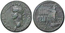 ROMANE IMPERIALI - Caligola (37-41) - Sesterzio C. 1 (15 Fr.); RIC 32 (AE g. 26,59) Lievi ritocchi

Status: BB+