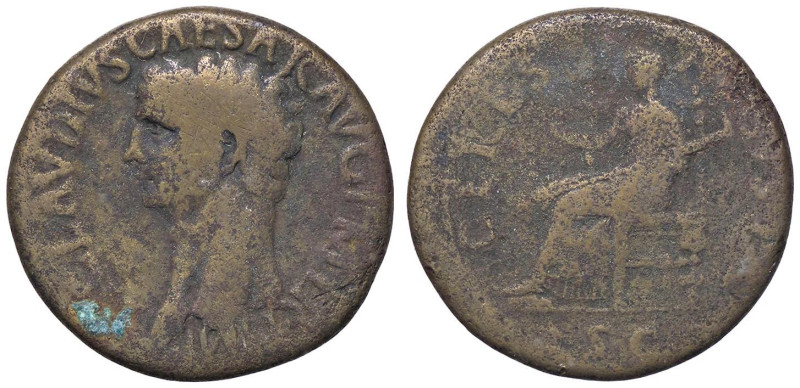 ROMANE IMPERIALI - Claudio (41-54) - Asse C. 1 (AE g. 14,29)

Status: MB