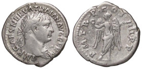 ROMANE IMPERIALI - Traiano (98-117) - Denario C. 240; RIC 58 (AG g. 3,08)

Status: BB