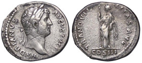ROMANE IMPERIALI - Adriano (117-138) - Denario (AG g. 2,9)

Status: BB+