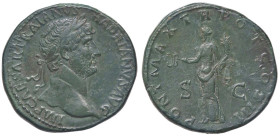 ROMANE IMPERIALI - Adriano (117-138) - Sesterzio C. 1192 (AE g. 27,25)

Status: SPL