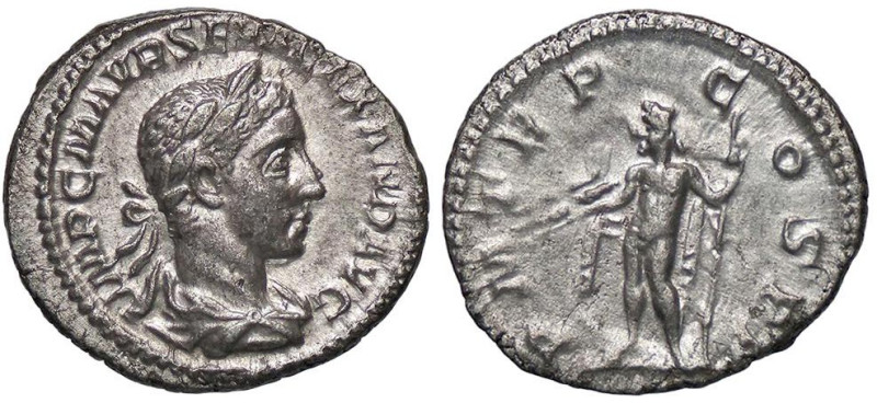 ROMANE IMPERIALI - Alessandro Severo (222-235) - Denario C. 249; RIC 35 (AG g. 3...