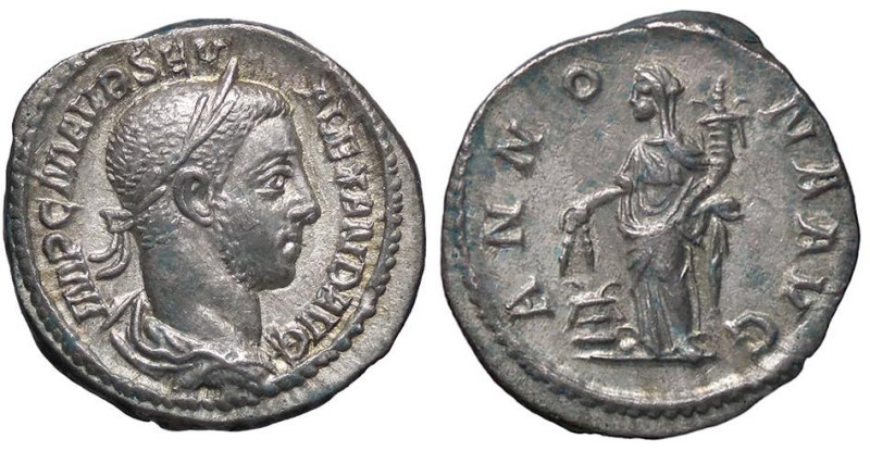 ROMANE IMPERIALI - Alessandro Severo (222-235) - Denario C. 23; RIC 133 (AG g. 3...