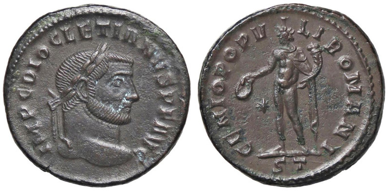 ROMANE IMPERIALI - Diocleziano (284-305) - Follis (MI g. 10,82)

Status: qSPL