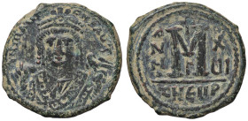 BIZANTINE - Maurizio Tiberio (582-602) - Follis (Antiochia) Sear 533 (AE g. 10,42)

Status: qBB