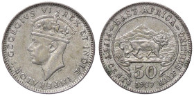 ESTERE - AFRICA OCCIDENTALE BRITANNICA - Giorgio VI (1936-1952) - 50 Cents 1937 Kr. 27 AG

Status: BB+