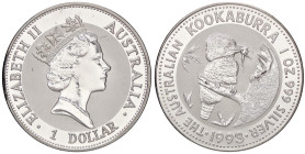 ESTERE - AUSTRALIA - Elisabetta II (1952-2022) - Dollaro 1993 - Kookaburra Kr. 209 AG

Status: FS