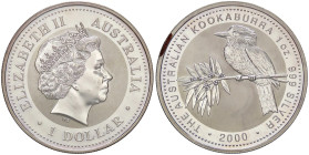 ESTERE - AUSTRALIA - Elisabetta II (1952-2022) - Dollaro 2000 - Kookaburra Kr. 416 AG

Status: FS