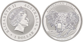 ESTERE - AUSTRALIA - Elisabetta II (1952-2022) - Dollaro 2014 - Koala AG

Status: FS