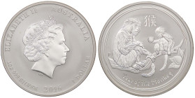 ESTERE - AUSTRALIA - Elisabetta II (1952-2022) - Dollaro 2016 - Anno della scimmia AG

Status: FS