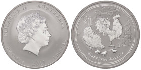 ESTERE - AUSTRALIA - Elisabetta II (1952-2022) - Dollaro 2017 - Anno del gallo AG

Status: FS