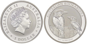 ESTERE - AUSTRALIA - Elisabetta II (1952-2022) - Dollaro 2017 - Kookaburra Kr. 1296 AG

Status: FS