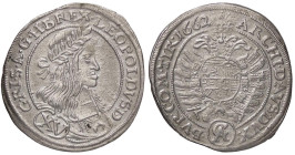 ESTERE - AUSTRIA - Leopoldo I (1658-1705) - 15 Kreuzer 1662 (AG g. 5,63)

Status: BB+