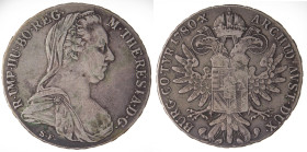 ESTERE - AUSTRIA - Maria Teresa (vedova) (1765-1780) - Tallero 1780 Kr. 23 AG

Status: BB