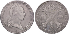 ESTERE - AUSTRIA - Francesco II (1792-1806) - Tallero 1797 C Kr. 62.1 R AG

Status: qBB
