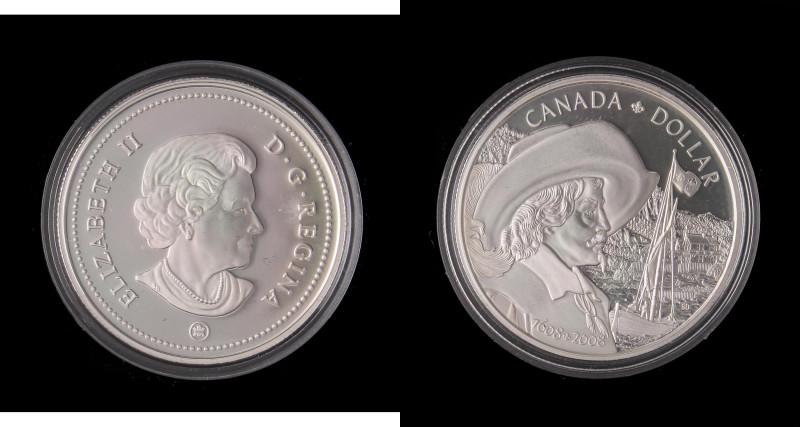 ESTERE - CANADA - Elisabetta II (1952-2022) - Dollaro 2008 AG In confezione

S...