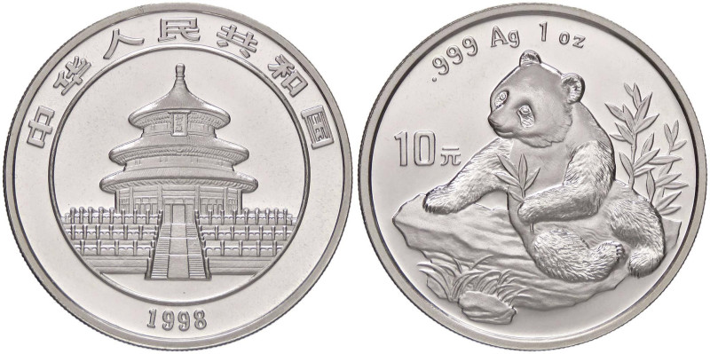 ESTERE - CINA - Repubblica Popolare Cinese (1912) - 10 Yuan 1998 - Panda Kr. 113...