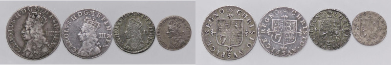 ESTERE - GRAN BRETAGNA - Carlo II (1660-1685) - Serie Maundy Set Spink 3391 R AG...