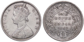 ESTERE - INDIA BRITANNICA - Vittoria (1837-1901) - Rupia 1862 Kr. 473.1 AG

Status: BB