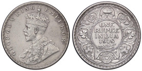 ESTERE - INDIA BRITANNICA - Giorgio V (1910-1936) - Rupia 1918 Kr. 524 AG

Status: BB-SPL