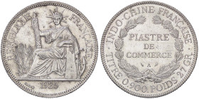 ESTERE - INDOCINA FRANCESE - Terza Repubblica (1870-1940) - Piastra 1926 Kr. 5a.1 AG

Status: SPL