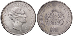 ESTERE - LUSSEMBURGO - Charlotte (1919-1964) - 100 Franchi 1963 Kr. 52 AG

Status: qFDC/FDC