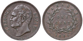 ESTERE - MALESIA - SARAWAK - James Brooke (1841-1868) - Cent 1863 Kr. 3 CU

Status: BB