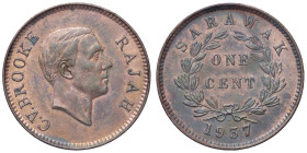 ESTERE - MALESIA - SARAWAK - Charles V. Brooke (1917-1946) - Cent 1937 H Kr. 18 CU

Status: SPL+