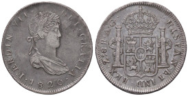 ESTERE - MESSICO - ZACATECAS - Ferdinando VII (1808-1821) - 8 Reales 1820 AG Kr. 111.5 AG

Status: BB/BB+