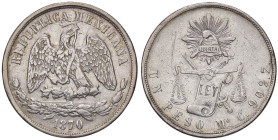 ESTERE - MESSICO - Repubblica (1823) - Peso 1870 Mo Kr. 408 AG Colpetti

Status: BB